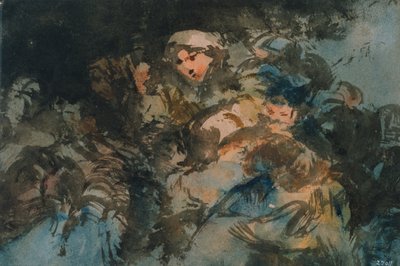 Group of Witches by Eugenio Lucas Velázquez